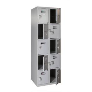 Casiers vestiaires SUS325W 10 compartiments